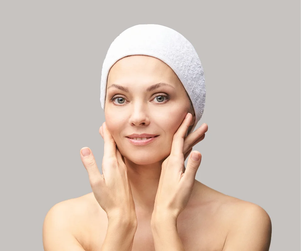 feszes arcbőr gua sha arcmasszázzsal